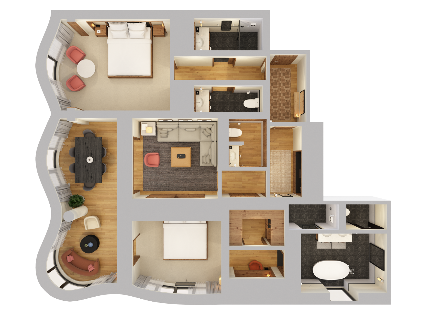 The image of Skyline Two Bedroom King Suite