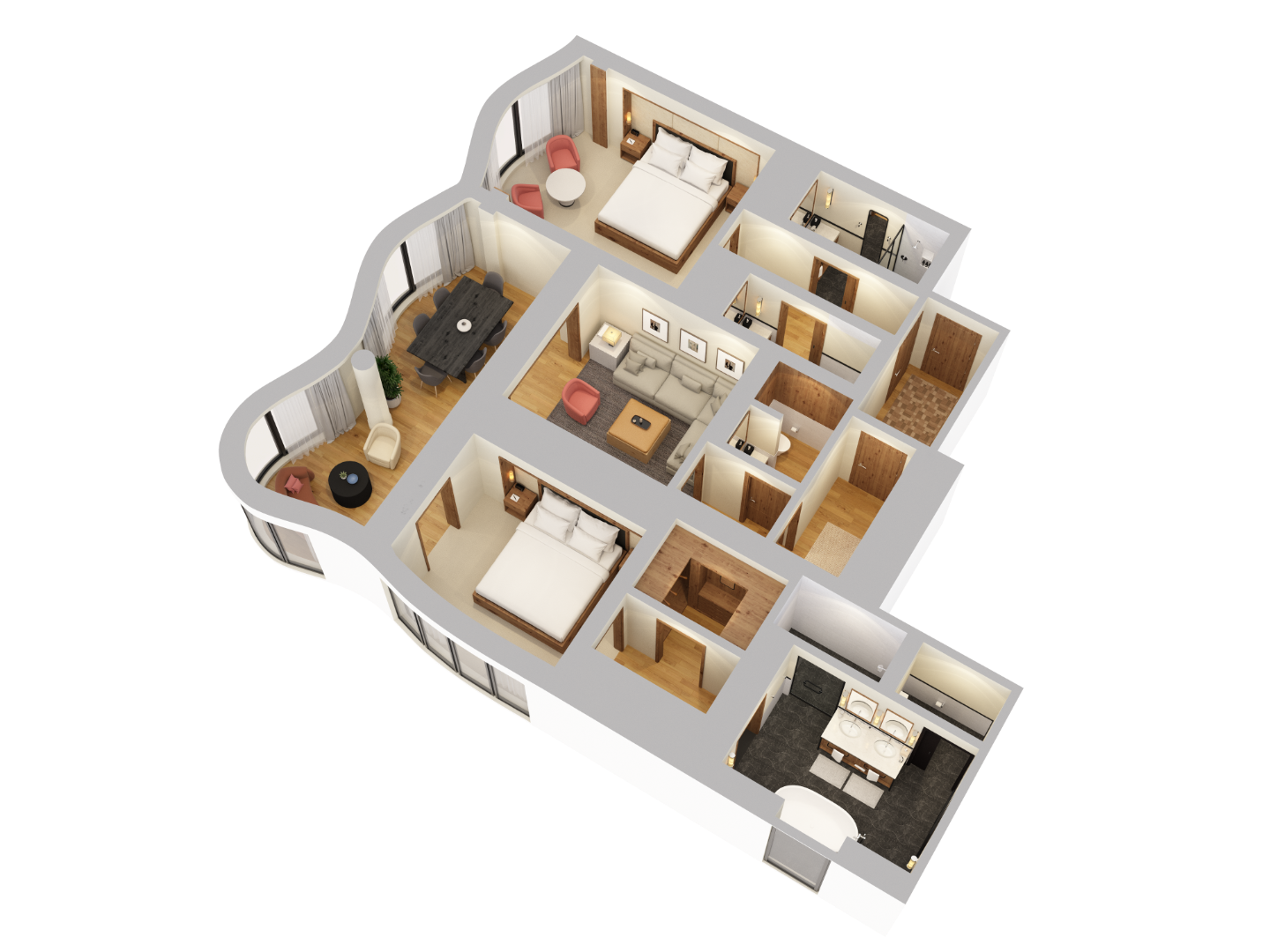 The image of Skyline Two Bedroom King Suite